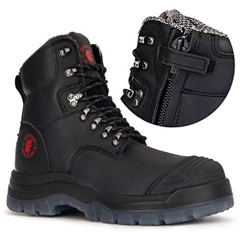 Rockrooster Kimberlykensington Zipper Work Boots For Men 7 Inch Steel