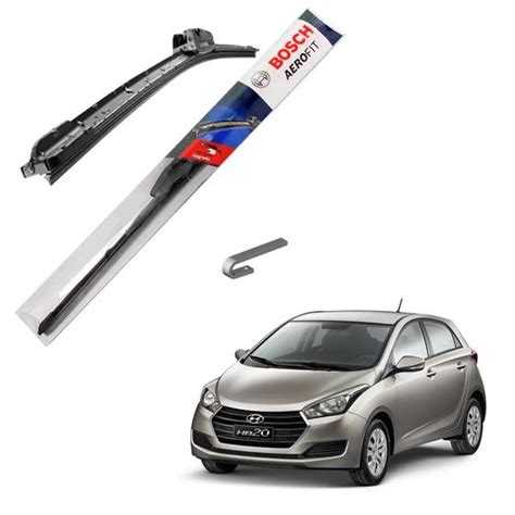 Limpador Parabrisa Hyundai Hb20 Hb20s Bosch Aerofit Limpador De