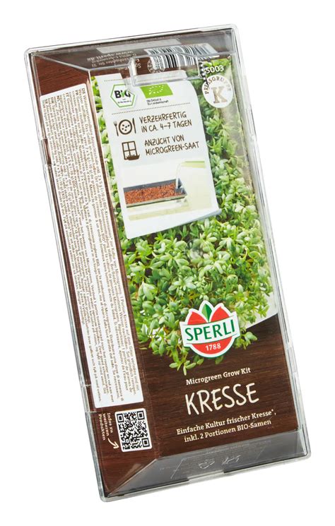 Sperli Bio Microgreen Grow Kit Anzuchtset Kresse Kaufen Globus Baumarkt