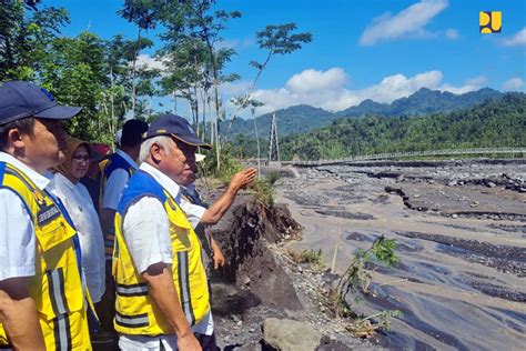 Menteri Pupr Ri Tinjau Penanganan Pasca Bencana Banjir Lahar Dingin