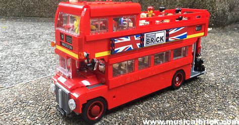 Open Top Lego London Bus - Musical Brick