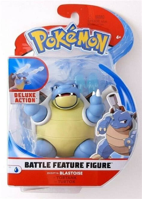 Blastoise Pokemon Battle Feature Figure Deluxe Action Mercado Libre