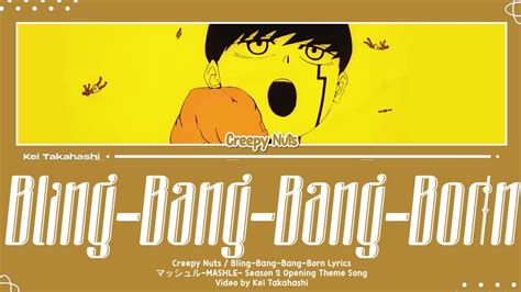 Creepy Nuts Bling Bang Bang Born Lyrics Kanromeng Youtube