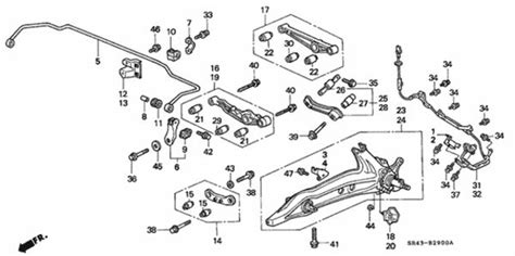 2008 Honda Civic Rear Suspension Diagram