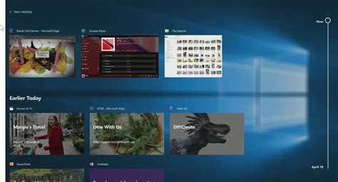 Microsoft анонсировала в Windows 10 Redstone 3 функцию Timeline