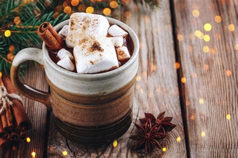 Premium Photo Hot Cocoa Or Chocolate With Marshmallows In A Mug For Christmas