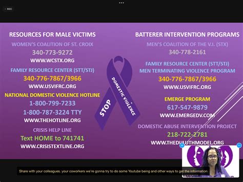 Wcsc Virtual Forum Domestic Violence A Male Perspective St Croix