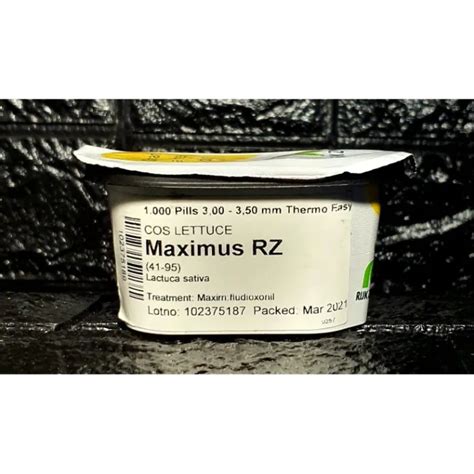 Lettuce Maximus RZ Pelleted Seeds By Rijk Zwaan Repacked 100pcs