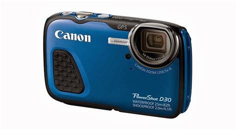 Canon PowerShot D30 Waterproof Camera Features, Price, Specs and ...