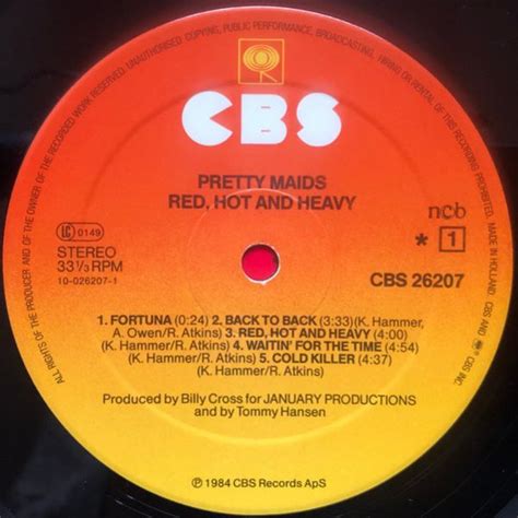Pretty Maids Red Hot And Heavy Vinyl LP Album Stereo VinylHeaven Your Source For