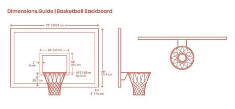 Basketball Hoop Backboard Dimensions Drawings, 59% OFF