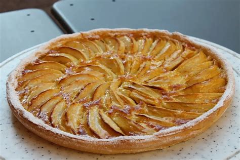 Tarte De Ma Massa Folhada Colher De Pau