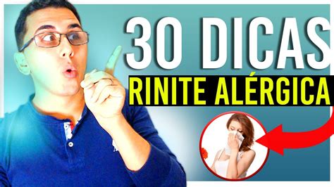 30 DICAS para RINITE Alérgica Tratamento Caseiro Natural Rápido e