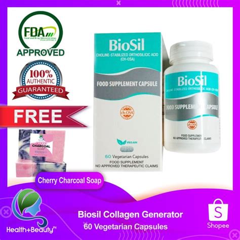 BioSil Collagen Generator for Hair Skin and Nails 60 Vegetarian ...