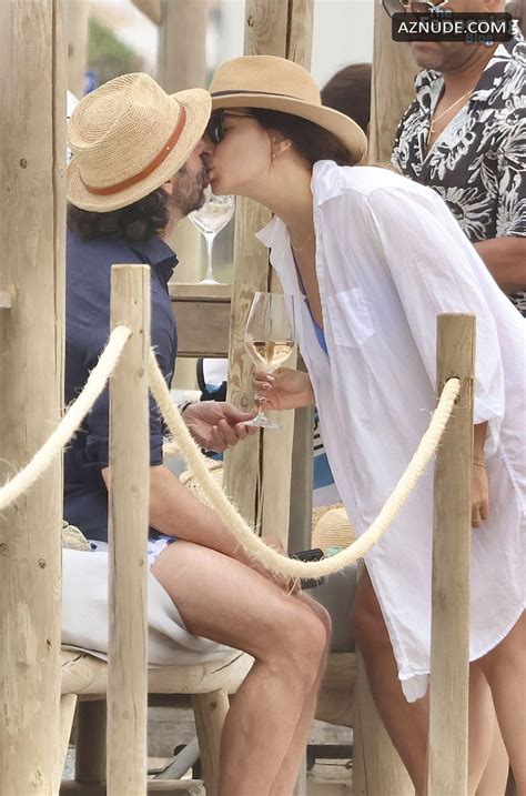 Eva Longoria Sexy Spotted Showing Off Her Amazing Bikini Body Wearing A Hot Blue Bikini In