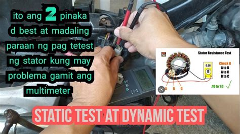 Paano Mag Test Ng Stator Ng Motor Kung Sira Na YouTube