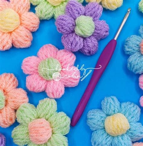 Crochet Puffy Flowers Free Pattern Free Crochet Pattern — Craftorator