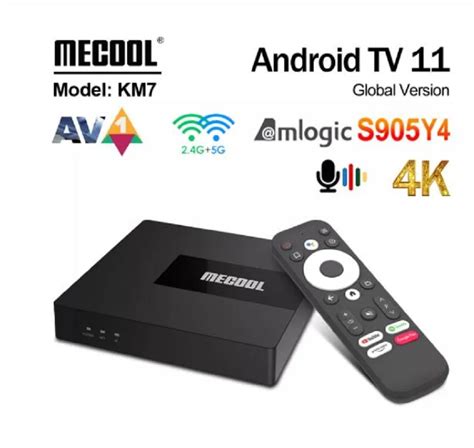 Mecool Dispositivo De Tv Inteligente Km Atv Decodificador Con Android