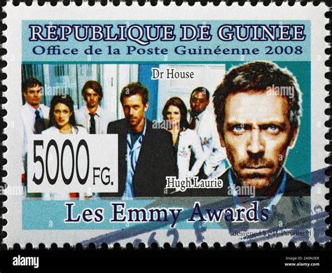 Hugh Laurie As Dr House On Postage Stamp Stock Photo Alamy