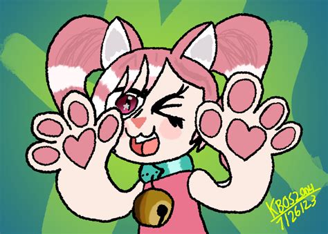 catgirl from the patrick star show by KBOS on Newgrounds