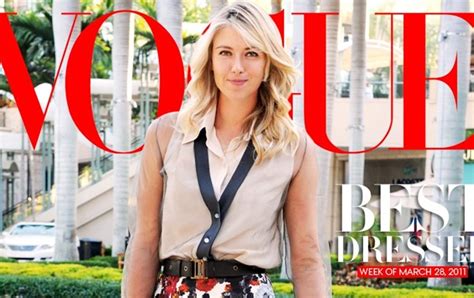 Maria Sharapova Fan Blog Maria In Vogue`s Top 10