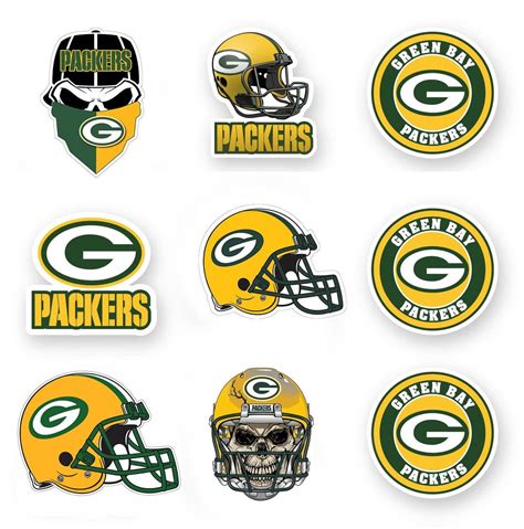 Green Bay Packers Stickers Lot Logo Pc Laptop Wall Ps New - Etsy