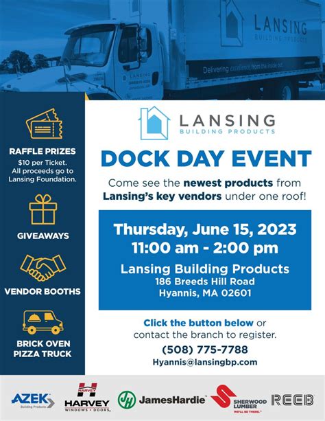 Dock Day Event - Lansing Building Products