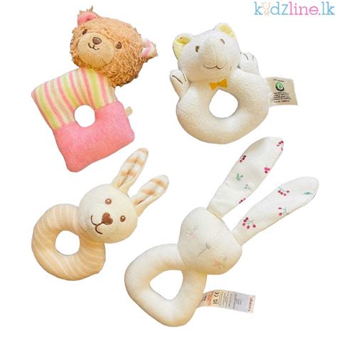 Soft Toy Hand Rattle - Kidzline.lk Sri Lanka