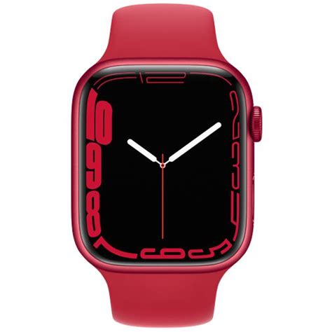 Apple Watch Series 7 45mm Rot Rote Silikonband Gomibo Ch