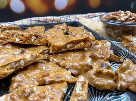 Easy Pecan Brittle Recipe - Back To My Southern Roots