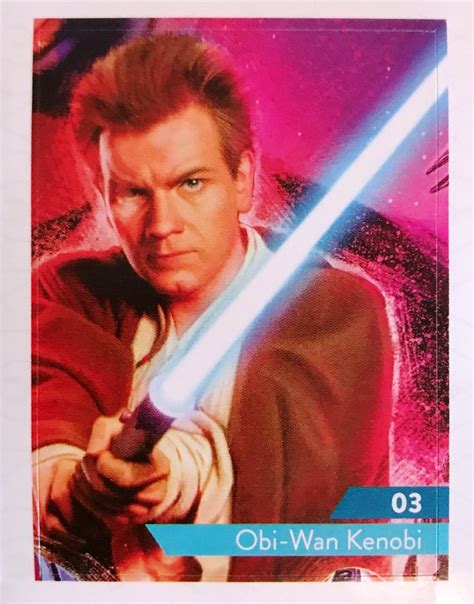 Obi Wan Kenobi Carte 03 Star Wars Maitriser La Force Leclerc 2019