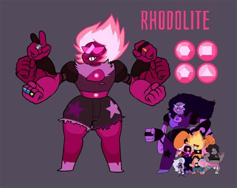 garnet amatista steven fusion rhodolite tutorial de dibujo