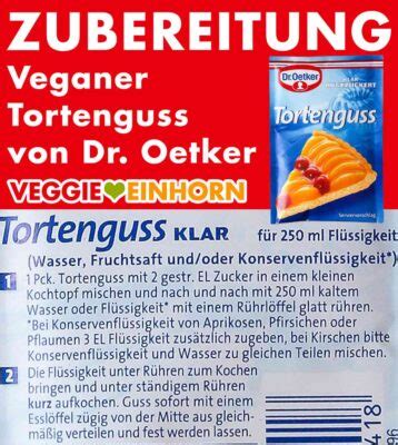 Dr Oetker Klarer Tortenguss Ist Vegan