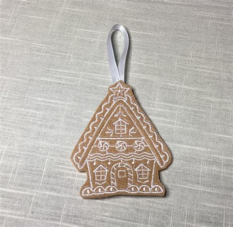 Gingerbread House Christmas Ornaments - Etsy