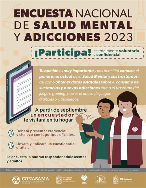 SALUD SSM Invita A Responder La Encuesta Nacional De Salud Mental Y