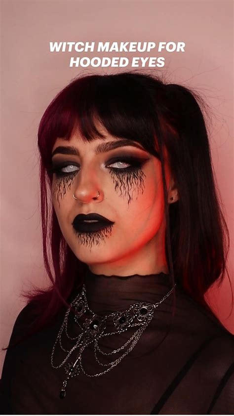 Halloween Witch Makeup Ideas For Hooded Eyes Tutorial Peachushi