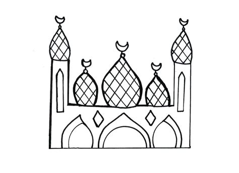 Masjid Coloring Pages at GetColorings.com | Free printable colorings ...