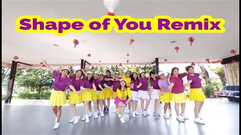 Shape Of You Remix Line Dance YouTube