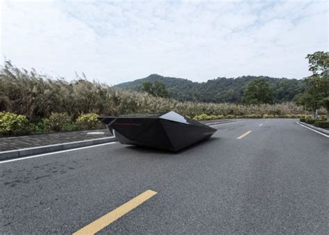United Nude Abstracts Lamborghini To Create Faceted Car