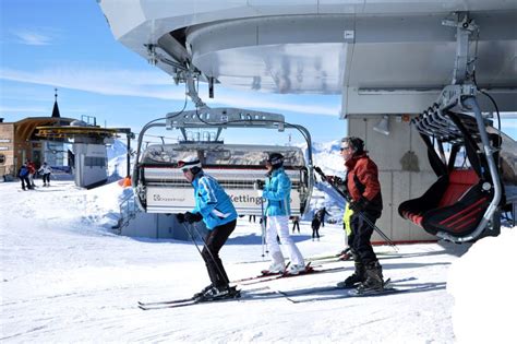 Skiers In Ski Lift Editorial Stock Image Image Of Activity