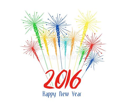 Happy New Year Fireworks Background Stock Illustrations 33 983 Happy