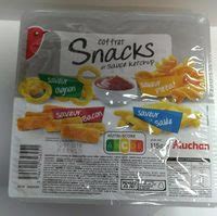 Auchan Coffret Snacks Sauce Ketchup