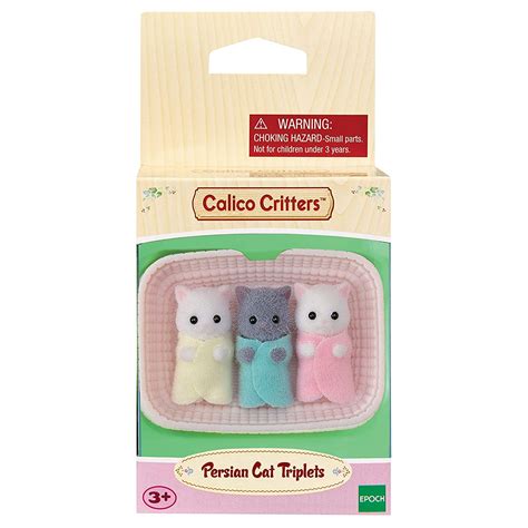 Calico Critters Persian Cat Triplets Figure Set CC1867 | Radar Toys