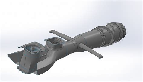 F-35B 1/4 Scale engine layout | 3D CAD Model Library | GrabCAD