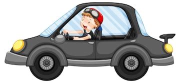 car driving - Clip Art Library