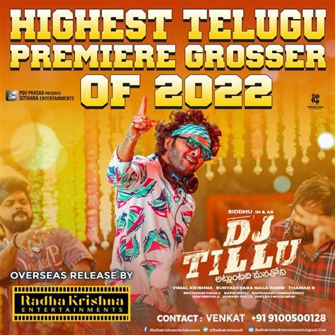 DJ Tillu creates a sensation | cinejosh.com