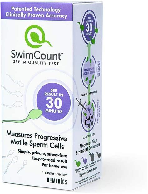 Swimcount At Home Sperm Quality Check Men S Progressive Motile