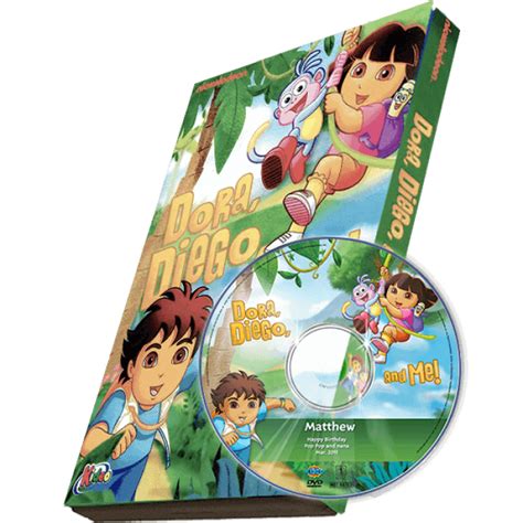 Dora, Diego and Me Kid's Photo Personalized DVD