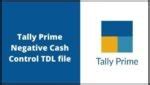 Tally Prime Negative Cash Control TDL File