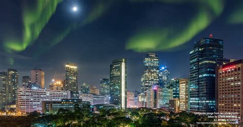 Composite Photos Imagine the Aurora Borealis Over the Philippines ...